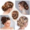 Nogeqi 6 Pcs French Twist Hair Pin, Vintage U Shaped Metal Pins for Hair Bun, Fork for Women, Gold Silver Chignon Accessories for Thick Thin Hairstyles view 2