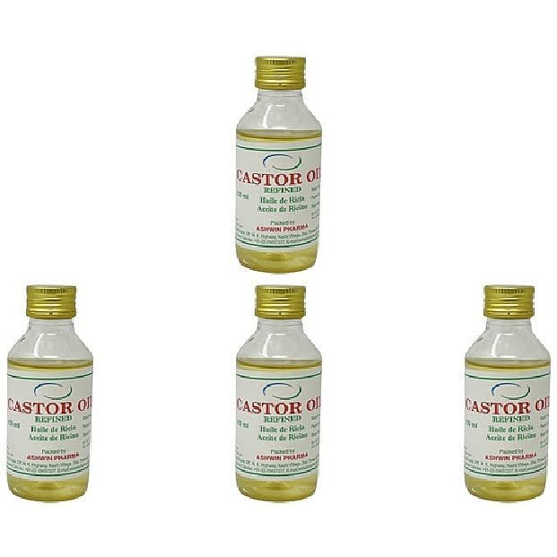 Pack Of 4 - Ashwin Castor Oil - 100 Ml