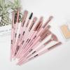 12pcs Eye Makeup Brushes Set with Cosmestic Bag Rose Gold Make Up Brush Eyeshadow Blending Make Up Brush view 3
