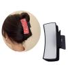 BEIYINAI Stylish Hair Claw Clip Fashionable Sublimation Aluminum Plate Hair Clip For Women Heat Transfer Technology Hairpin Personalized Hair Accessory, Black view 2