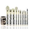 10PCS Makeup Brush Set Big Concealer Contour Eye Shadow Cosmetics Brushes Blushing Blending Brush view 1