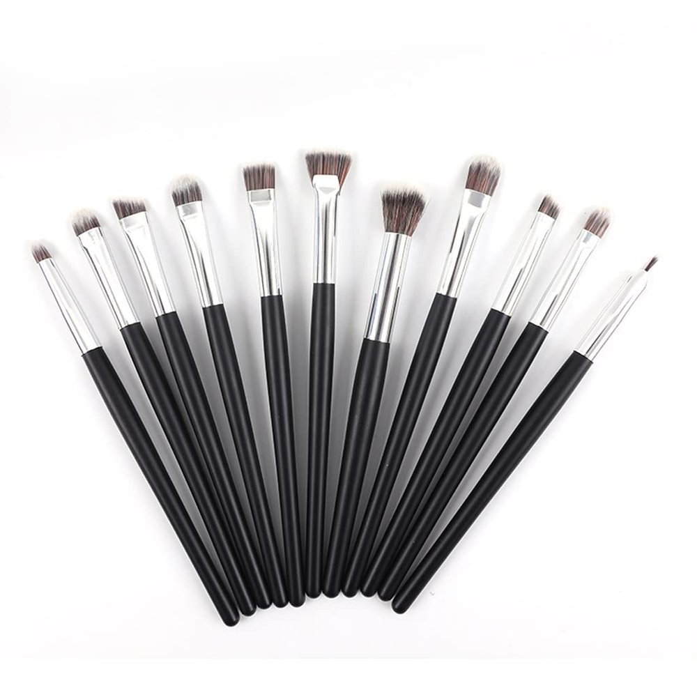 11pcs Professional Makeup Brush Set Nylon Hair Foundation Eyeshadow Blending Powder Make Up Brush Tools Kit
