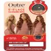 Outre 5X5 Lace Closure Wig - Human Hair Blend - Glam Curls 24" (GINGER COPPER KISS) view 2