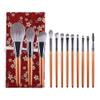 IBDRYKK Natural Makeup Brushes Set Eyeshadow Make Up Brush Goat Hair Kit for Face Powder Foundation Make Brush Cosmetics view 1