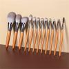 IBDRYKK Natural Makeup Brushes Set Eyeshadow Make Up Brush Goat Hair Kit for Face Powder Foundation Make Brush Cosmetics view 4