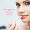 100Pcs Disposable Lip Brush, Bamboo Handle Lip Brush, Portable Makeup Tool Lip Gloss Wand with Special Designed Flock for Kitchen view 2