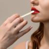 100Pcs Disposable Lip Brush, Bamboo Handle Lip Brush, Portable Makeup Tool Lip Gloss Wand with Special Designed Flock for Kitchen view 4