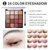All in One Makeup Kit For Girls - 16 Colors Naked Eyeshadow Palette, 3Pcs Makeup Brushes, Waterproof Eyeliner Pencil, Eyebrow Powder,Eyebrow Pencil,Mascara, Women and Beginners Teens Makeup Gift Set view 2