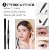 All in One Makeup Kit For Girls - 16 Colors Naked Eyeshadow Palette, 3Pcs Makeup Brushes, Waterproof Eyeliner Pencil, Eyebrow Powder,Eyebrow Pencil,Mascara, Women and Beginners Teens Makeup Gift Set view 4