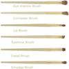 11 Pcs Makeup Brush with Snap Bag Foundation Powder Blush Eyeshadow Concealer Lip Eye Make Up Brush view 2