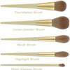 11 Pcs Makeup Brush with Snap Bag Foundation Powder Blush Eyeshadow Concealer Lip Eye Make Up Brush view 3