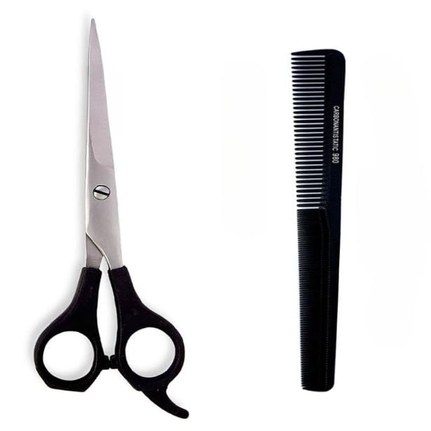 Scissor Barber Moustache Scissors Beard Comb For Men and Women Boys and Girls