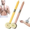 2024 Newest Body Scrubbers for Use in Shower, Bath Brush Long Handle for Shower, Dry Back Scratcher/Skin Scrubber/Bath Massage/Exfoliating Brush for Women Men (1PC Pink +1PC Yellow) view 1