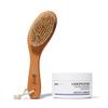 goop Beauty Dry Brush and Body Butter | Exfoliating & Detoxifying Dry Brush for Smooth Skin | 6.1 fl oz Body Lotion for Dry Skin & Skin Repair view 1