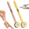 2024 Newest Back Scratcher for Women Men, Long Handle Shower Brush for Body with Soap Dispenser, Skin Scrubber/Exfoliating Brush/Dry Bath Cleaning Bursh (1PC Pink +1PC Yellow) view 1