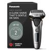 Panasonic ARC5 Electric Razor for Men with Pop-up Trimmer, Wet Dry 5-Blade Electric Shaver with Intelligent Shave Sensor and 16D Flexible Pivoting Head - ES-ALV6HS (Silver) view 1