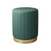 Sufeasdf Aimeryup with Artificial Leather Seat Cushion Low Stool Round Dressing Table Cosmetic Manicure Stool Study 40X33CM(Size:33X40CM,Color:F) view 1