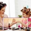 RYAZOZA LED Half Moon Nail Desk Lamp, Square Foldable Nail Desk Lamp, Foldable 4000-6500k 36w Adjustable Brightness for Lash Tech, Cosmetic, Tattoo, Eyebrows(Color:Rose Pink) view 4