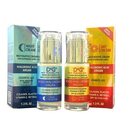DAG BY DAGLAB Day & Night Cream Combo (2 x 1.3 Fl Oz) - Complete Skincare Set for Expression Lines | Day Cream | Night Cream