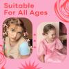 YAEISM Hair Clip, 24PCS Pink Bow and Star Hair Clips Set, Cute Satin Mini Bow Hair Ribbon Non Slip Y2K Hair Barrettes for Girls Women view 4