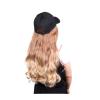 ZCSO Hat Wig Fashion Black Baseball Cap With Wig Long Wavy Synthetic Hat Wigs Adjustable Hair Hat Wig Hat Wigs For Women(Color:10) view 3