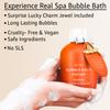 Natural Detox Citrus Bubble Bath Long Lasting Foaming Soak with Orange Ginger Lemon Essential Oils for Relaxation Hydration Stress Relief Spa Gift view 3