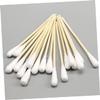 FOMIYES 500pcs Long Handle Cotton Swabs Wooden Stick Applicators for Cleaning Precision Instruments and Personal Care view 2