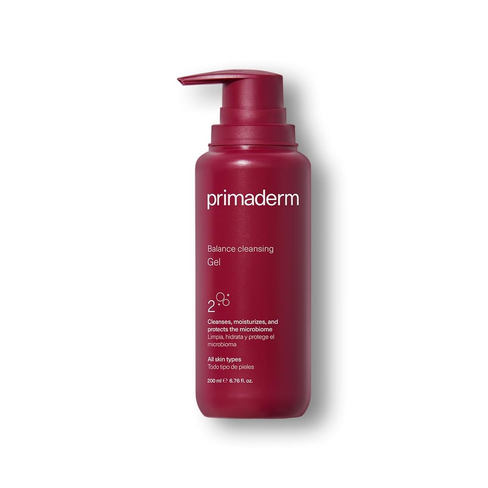 SINGULADERM Primaderm - Balance Cleansing Gel - Facial Cleansing Gel - Cleanses, Moisturizes and Protects the Microbiome - For All Skin Types - 200 ml