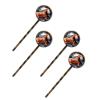Vintage Hair Pins Set, Horse Aesthetic Pattern Long Bobby Pins Elegant Hair Clip, Stainless Steel Hairpin Barrette for Women Girls (Brown,2.5 Inch) view 1