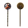 Vintage Hair Pins Set, Horse Aesthetic Pattern Long Bobby Pins Elegant Hair Clip, Stainless Steel Hairpin Barrette for Women Girls (Brown,2.5 Inch) view 2