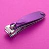 UNbit Nail Clipper Purple Nail Art Clipper Carbon Steel Pedicure Scissors Trimmer Nails Cuticle Clipper Manicure Edge Cutter Scissor Nail Tool view 3