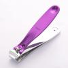 UNbit Nail Clipper Purple Nail Art Clipper Carbon Steel Pedicure Scissors Trimmer Nails Cuticle Clipper Manicure Edge Cutter Scissor Nail Tool view 4