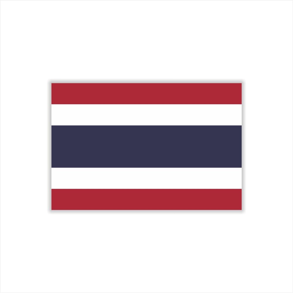 Womaha 30 Sheets Thailand Flag Temporary Tattoos Fans Face Tattoo Stickers for Adults Kids Group Activity Props