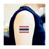 Womaha 30 Sheets Thailand Flag Temporary Tattoos Fans Face Tattoo Stickers for Adults Kids Group Activity Props view 4