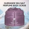 Dr.Melaxin Guerande Sea Salt Perfume Exfoliating Body Scrub for Smooth Skin Body, Amber & Vanilla Scent view 2