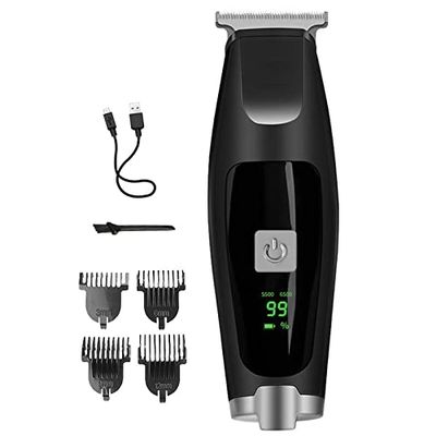 IBDRYKK Hair Clippers for Men, Rechargeable Electric Hair Clipper for Men Hair Trimmer Professional Razor LED Hair Cutting Machine Haircut Barber Clippers