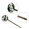 4 PCS Womens Hair Barrettes, Cute Little Daisy Flowers Long Bobby Hair Pins for Girls, Stainless Steel Hair Clips Headwear Styling Tools Hair Accessories view 3