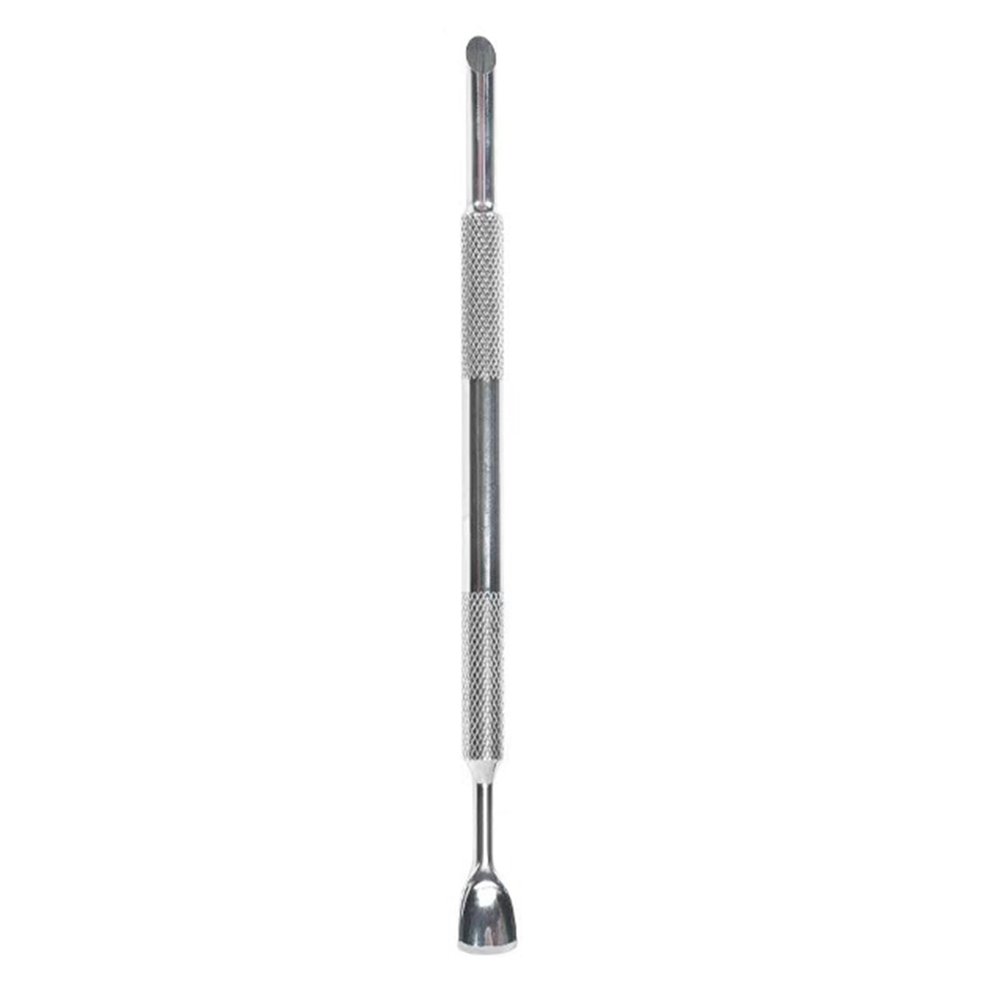 GMBYLBY Double-ended Stainless Steel Cuticle Pusher Dead Skin Push Remover For Pedicure Manicure Nail Art Care Tool Stainless Steel Pusher, Silver