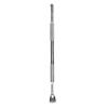GMBYLBY Double-ended Stainless Steel Cuticle Pusher Dead Skin Push Remover For Pedicure Manicure Nail Art Care Tool Stainless Steel Pusher, Silver view 1