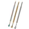 GMBYLBY Double-ended Stainless Steel Cuticle Pusher Dead Skin Push Remover For Pedicure Manicure Nail Art Care Tool Stainless Steel Pusher, Silver view 4