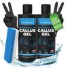 Professional Foot Callus Remover Gel Set for Smooth Feet & Cracked Heels - 16oz (2 Pack x 8oz) - Made in USA view 1