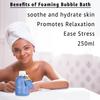 Collagen Luxury Bubble Bath Long Lasting Foam with Oatmeal Milk Honey Moisturizing Relaxing Stress Relief Calming Self Care Spa Gift for Women and Men view 2