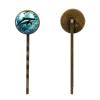 4 PCS Womens Hair Barrettes, Ocean Whale Art Vintage Pattern Long Bobby Hair Pins for Girls, Stainless Steel Hair Clips Headwear Styling Tools Hair Accessories view 2