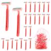 WATUNID Disposable Razors for Women, 50 Pink Stainless Steel Razors view 1