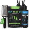Foot Callus Remover Gel Set - Professional Callus Remover for Feet, Calloused Feet Remover Gel - Pedicure Kit & Foot Spa Tools - Feet Callus Remover - 8oz w/ 16oz Tea Tree Oil Foot Soak - USA view 1