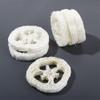 20pcs Natural Loofah Slices of 2in, Reusable Natural Loofah Cuts for Cleaner Sponge Scrubber, Facial Soap Holder and Handmade Loofah Soap Box Tools view 2