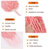 Butterfly Locs With Curly Ends Goddess Locs Crochet Hair Distressed Faux Locs Crochet Hair For Black Women (18 Inch, 6packs,Pink) view 3