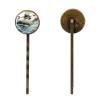 4 PCS Womens Hair Barrettes, Ocean Whale Art Vintage Pattern Long Bobby Hair Pins for Girls, Stainless Steel Hair Clips Headwear Styling Tools Hair Accessories view 2