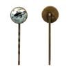 4 PCS Womens Hair Barrettes, Ocean Whale Art Vintage Pattern Long Bobby Hair Pins for Girls, Stainless Steel Hair Clips Headwear Styling Tools Hair Accessories view 2