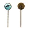 4 PCS Womens Hair Barrettes, Ocean Whale Art Vintage Pattern Long Bobby Hair Pins for Girls, Stainless Steel Hair Clips Headwear Styling Tools Hair Accessories view 2